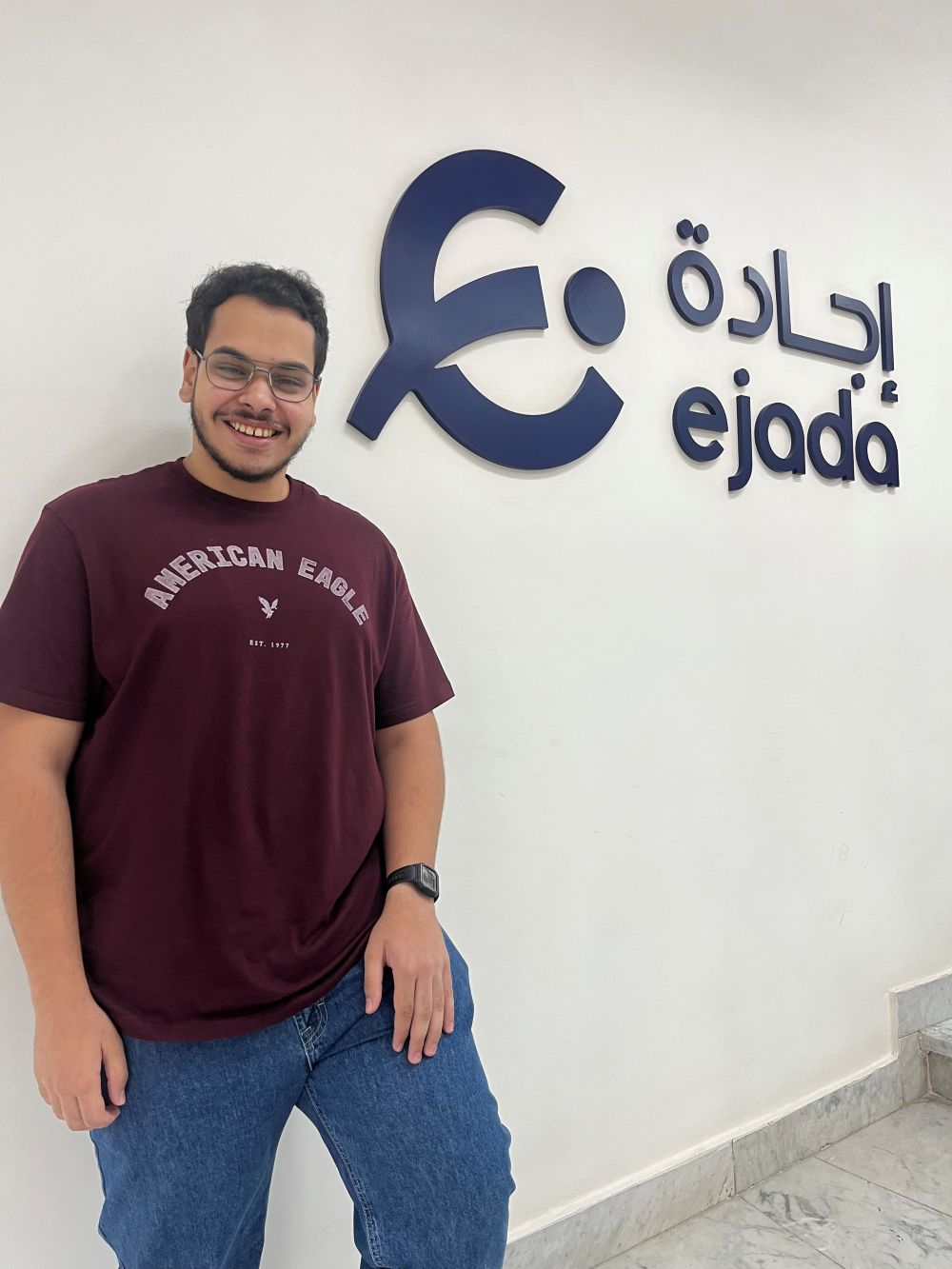 Mina at the EJADA office