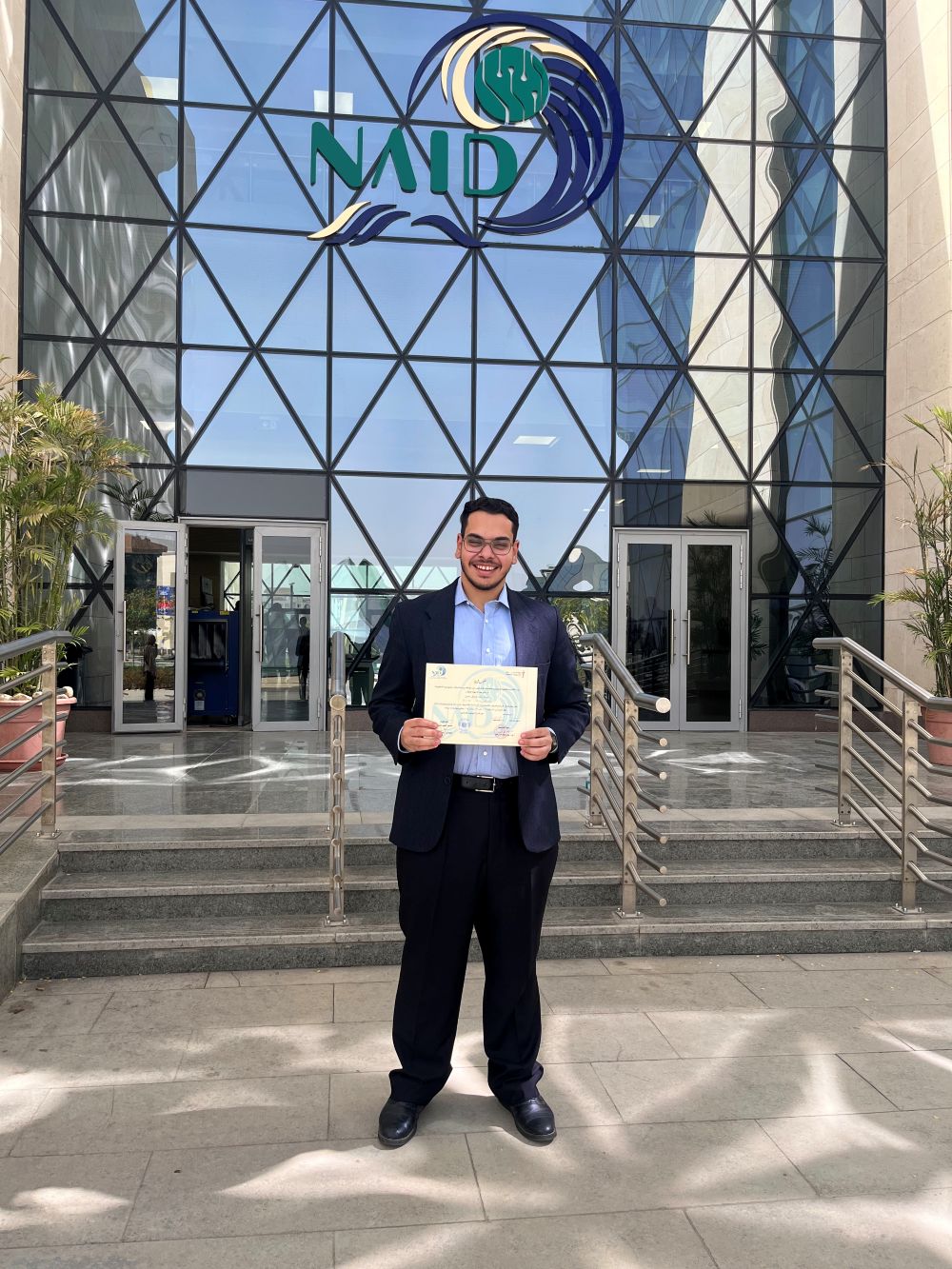 Mina at the NAID internship