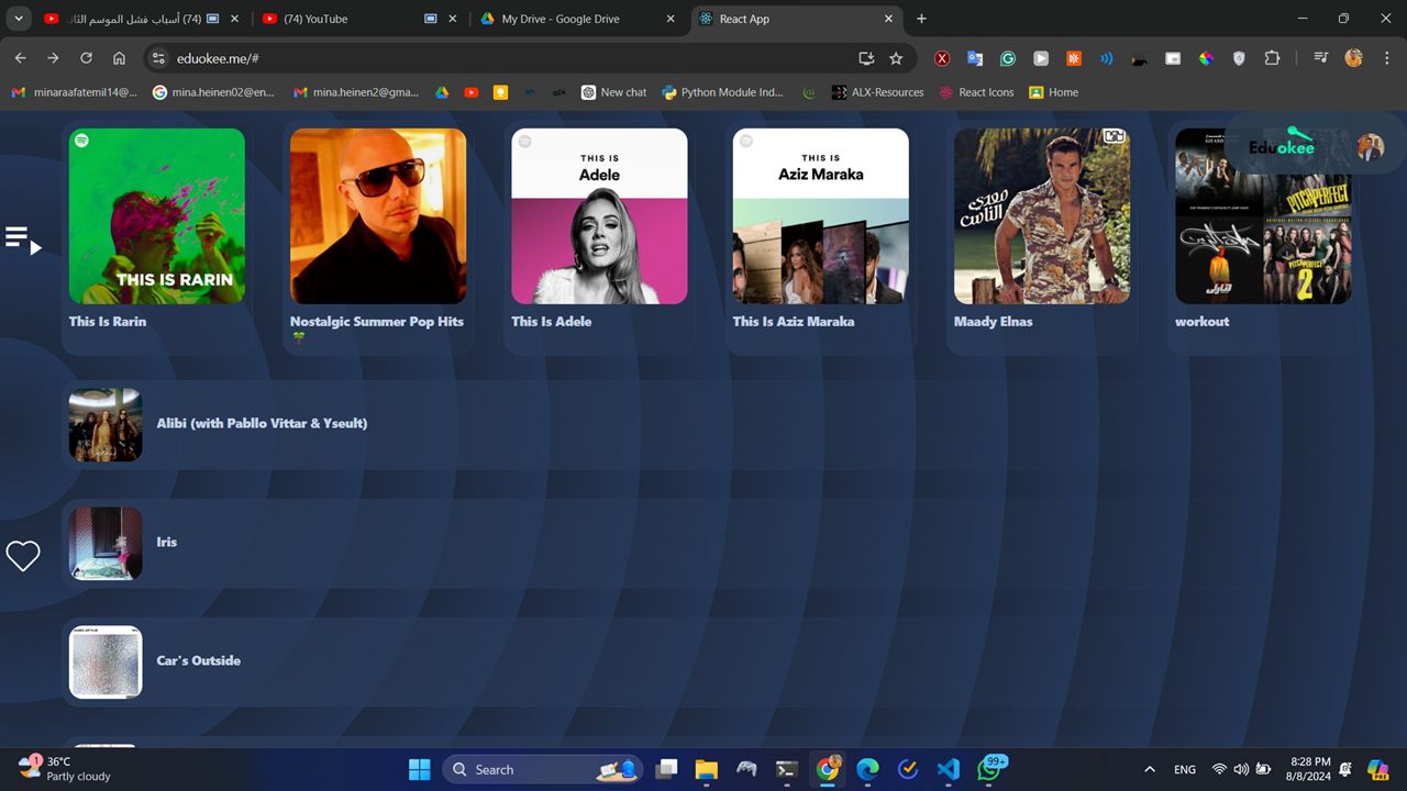 Eduokee home page
